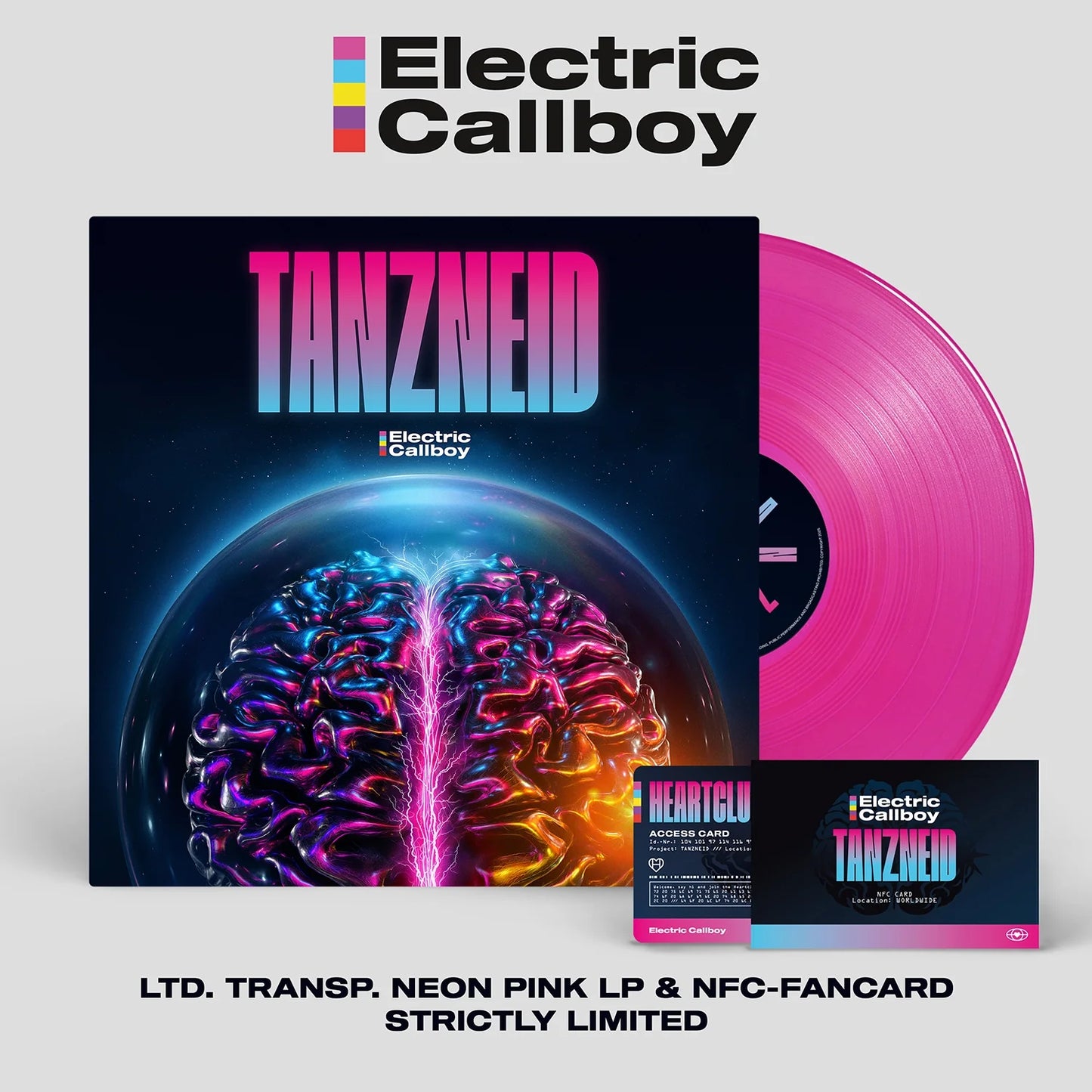 Electric Callboy - TANZNEID (Vinyle translucide rose néon en édition limitée)