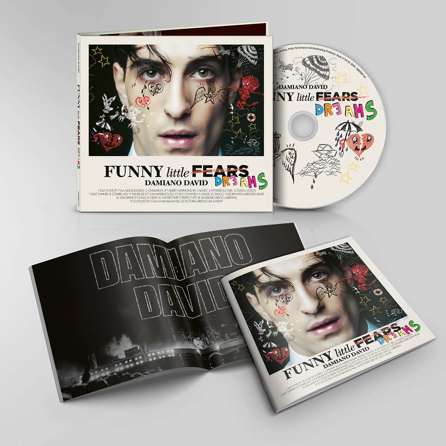 ダミアーノ・デイヴィッド　FUNNY little FEARS　イベント参加券付 Damiano David - FUNNY little FEARS (Coloured cassette in clear