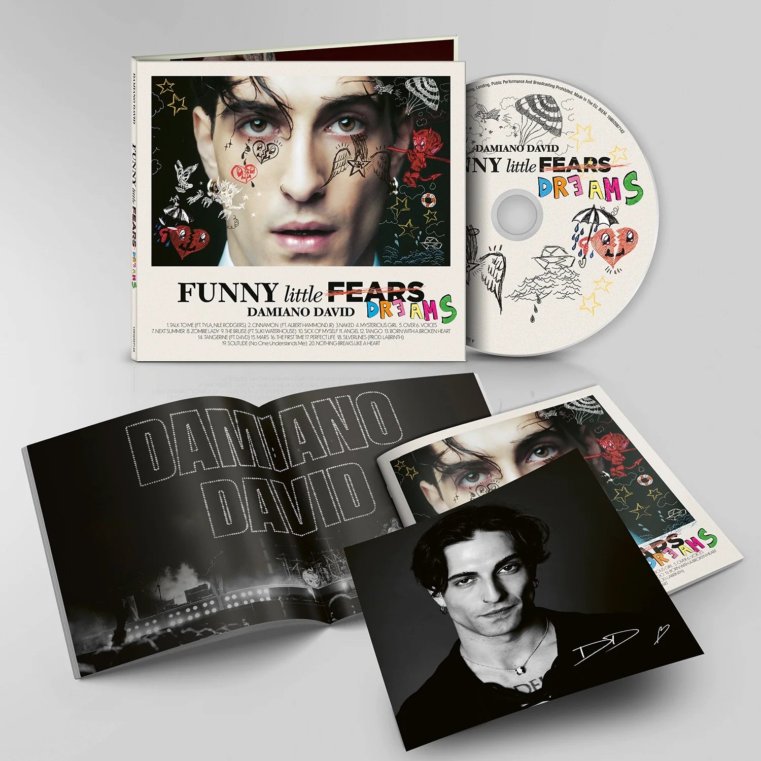 ダミアーノ・デイヴィッド　FUNNY little FEARS　イベント参加券付 Damiano David - FUNNY little FEARS (DREAMS) (CD with Signed
