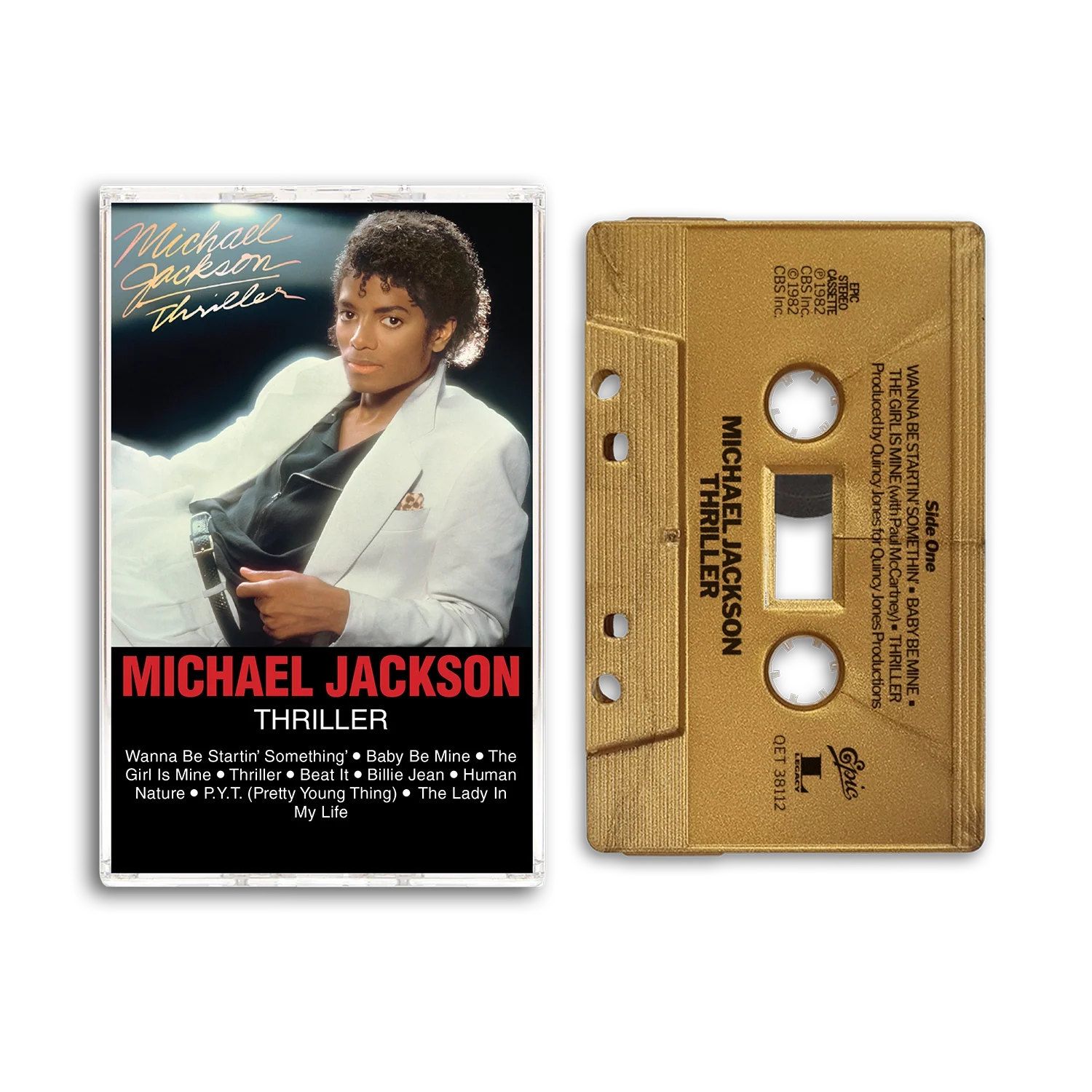 (未開封) マイケル・ジャクソン「THRILLER」(GOLD CD) Michael Jackson - Thriller (Gold Metallic Cassette) – Sony Music