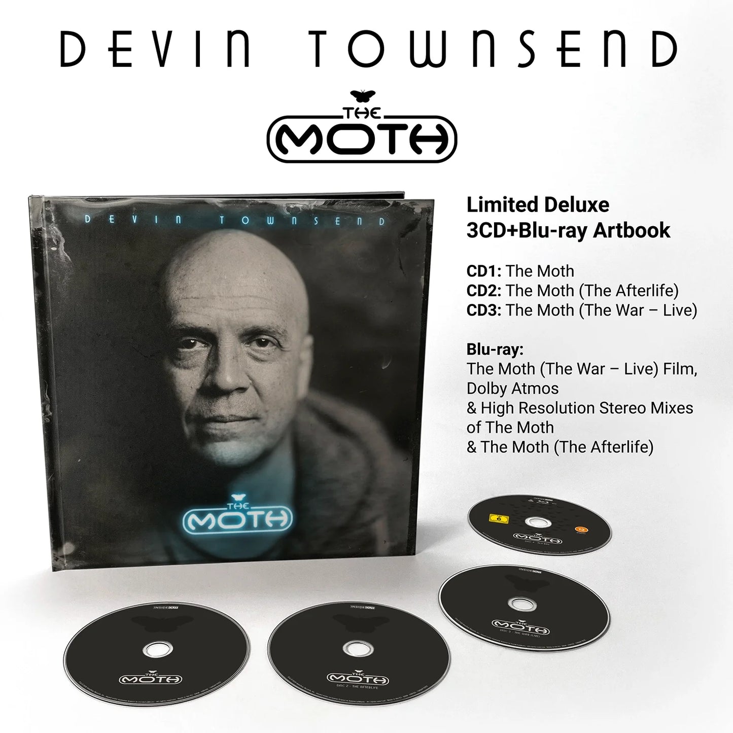 Devin Townsend - The Moth (Limited Deluxe CD + Bluray Artbook)