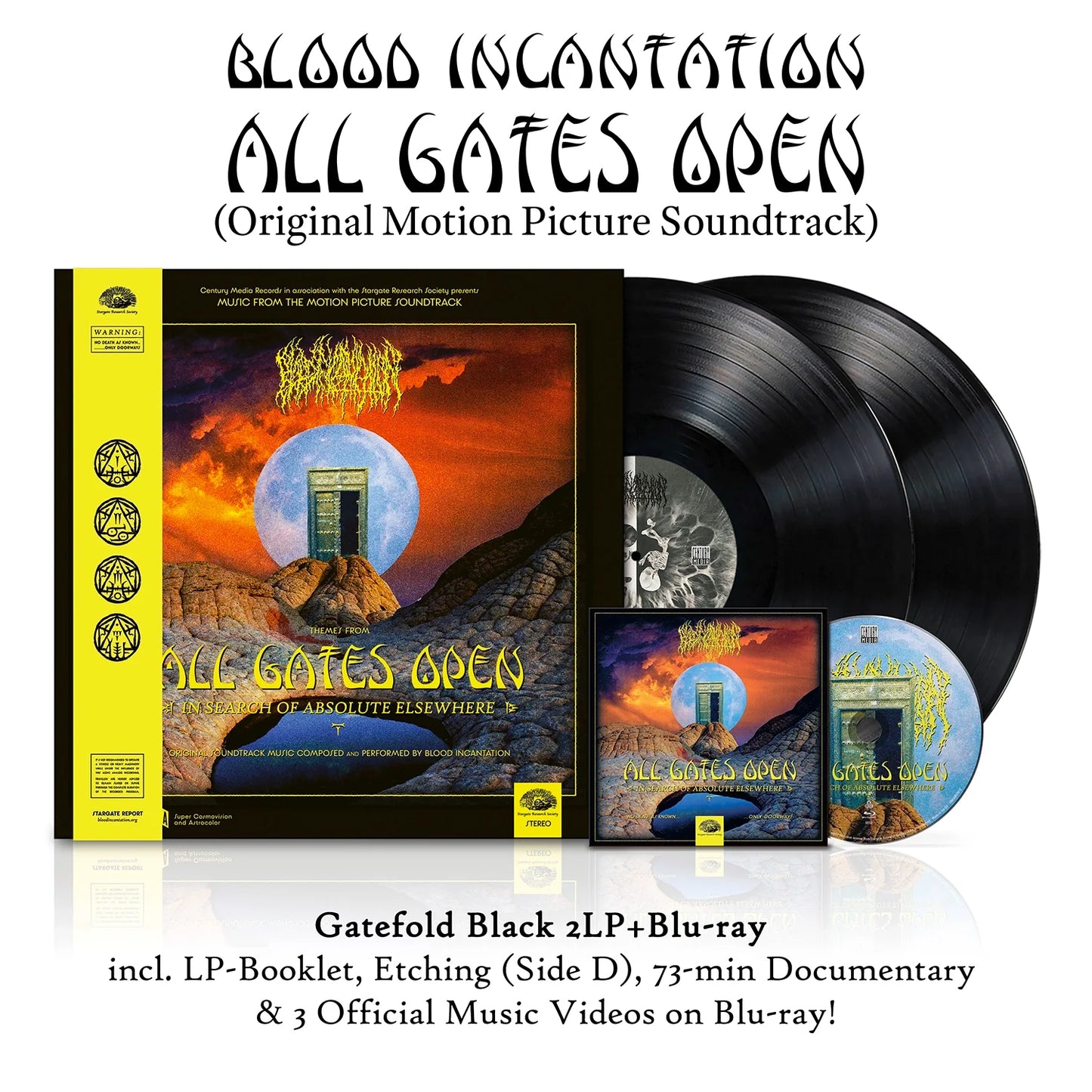 Blood Incantation - All Gates Open (Original Motion Picture Soundtrack) (Black VInyl + Bluray)