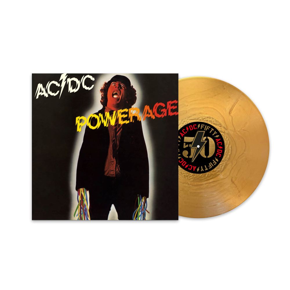 AC/DC - Powerage (50th Anniversary Gold Coloured Vinyl) – Sony Music ...