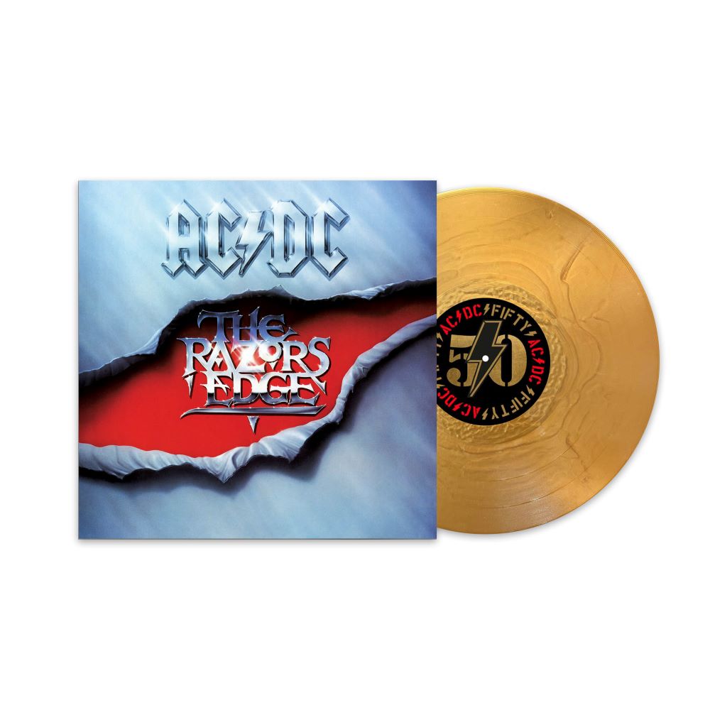 AC/DC - The Razors Edge (50th Anniversary Gold Coloured Vinyl) – Sony ...