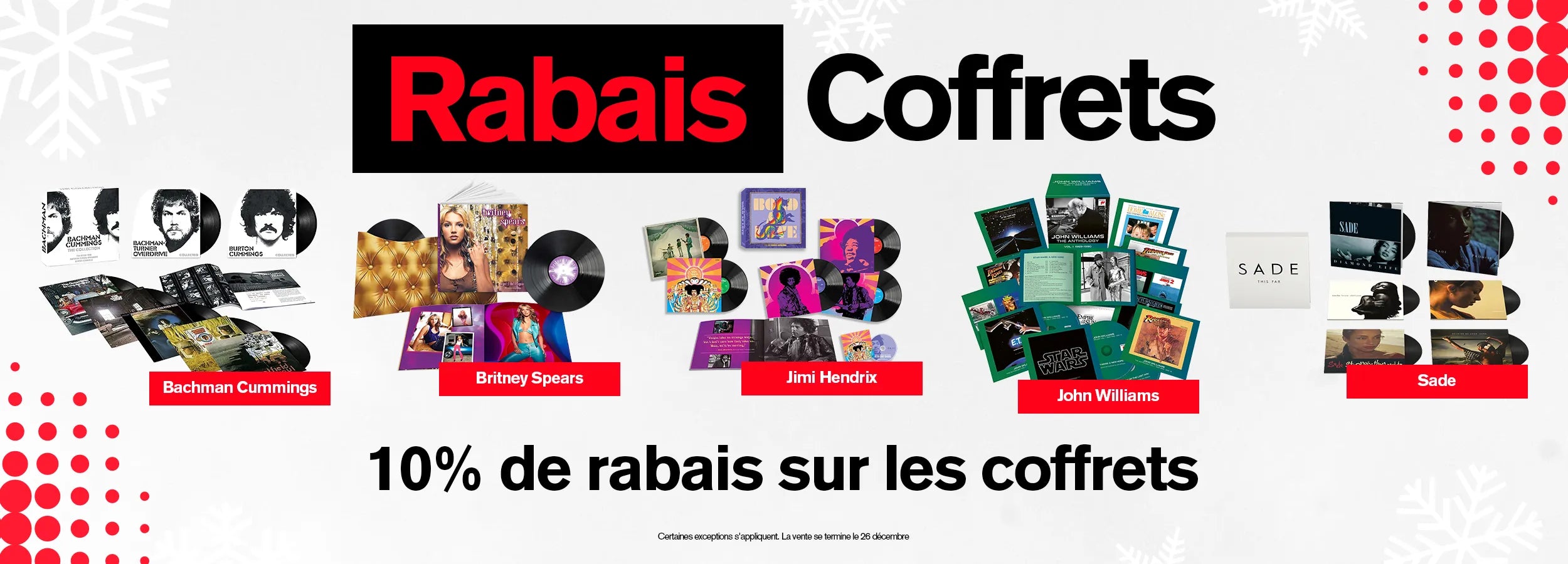 Rabais Coffrets