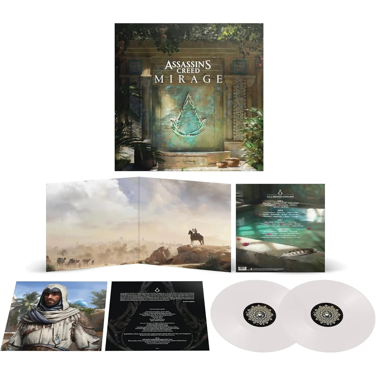 Brendan Angelides - Assassin's Creed Mirage (Original Soundtrack) (Translucent natural disque vinyle)
