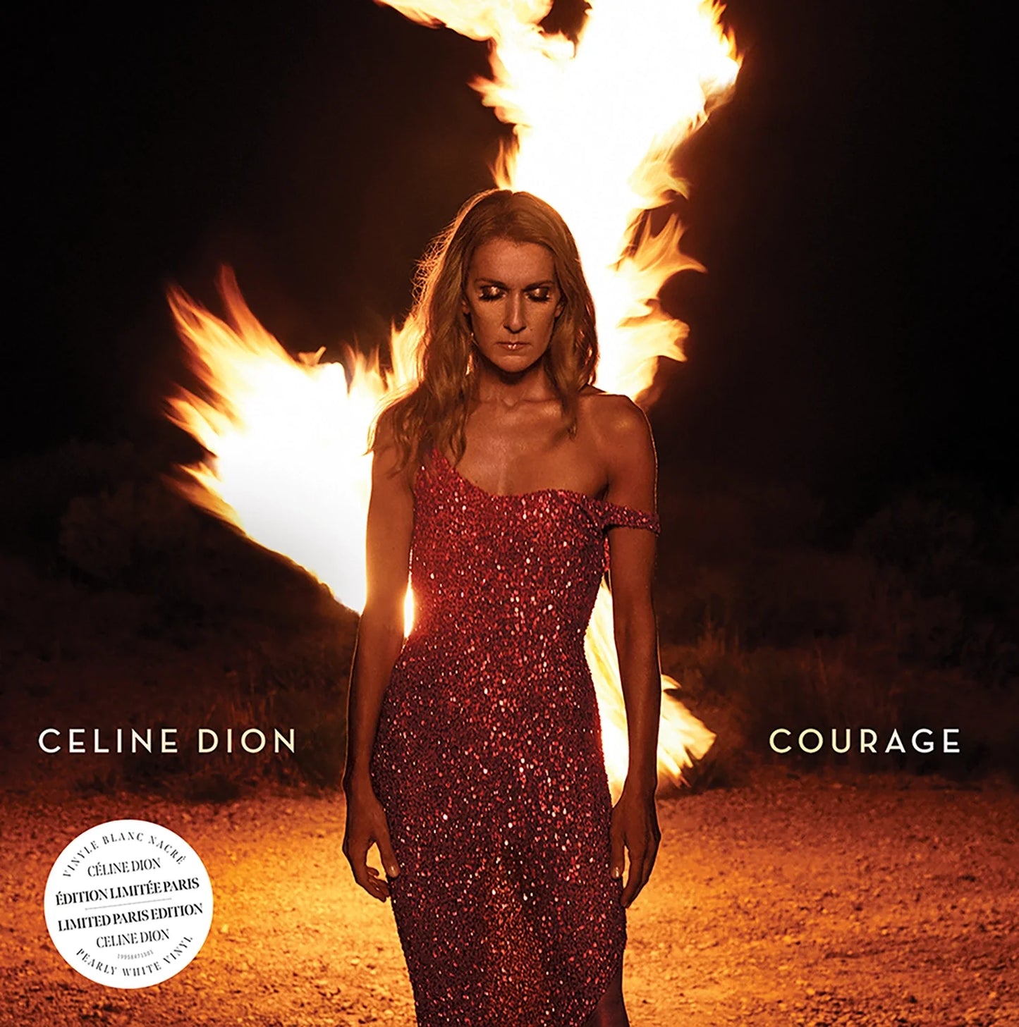 Céline Dion - Courage (Vinyle blanc nacré)