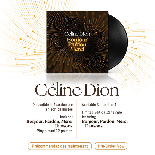 Celine Dion - Bonjour, Pardon, Merci / Dansons (12” Vinyl)