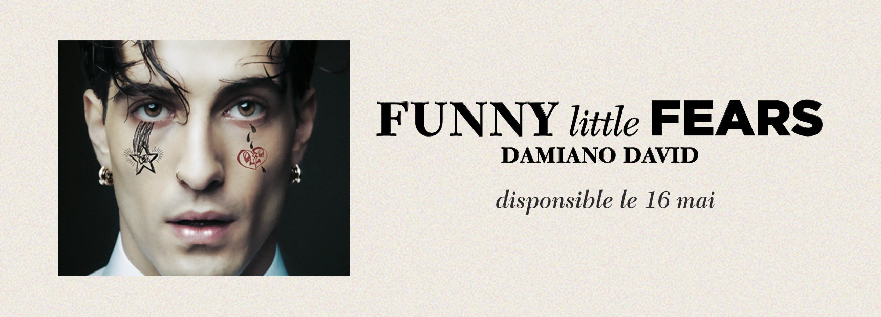 FUNNY little FEARS - Damiano David - disponible le 16 mai