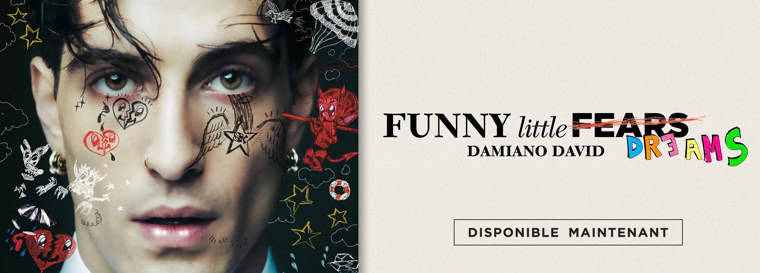 Damiano David  Funny Little Dreams - Disponible Maintenant 