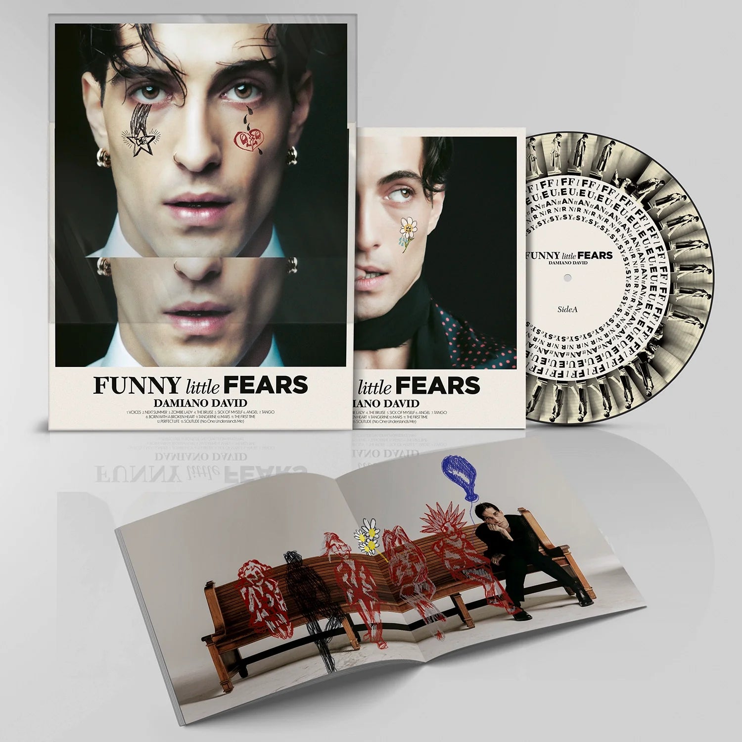 Damiano David FUNNY Little FEARS Deluxe Zoetrope Colour Vinyl damiano-david-funny-little-fears-deluxe-zoetrope-colour-vinyl