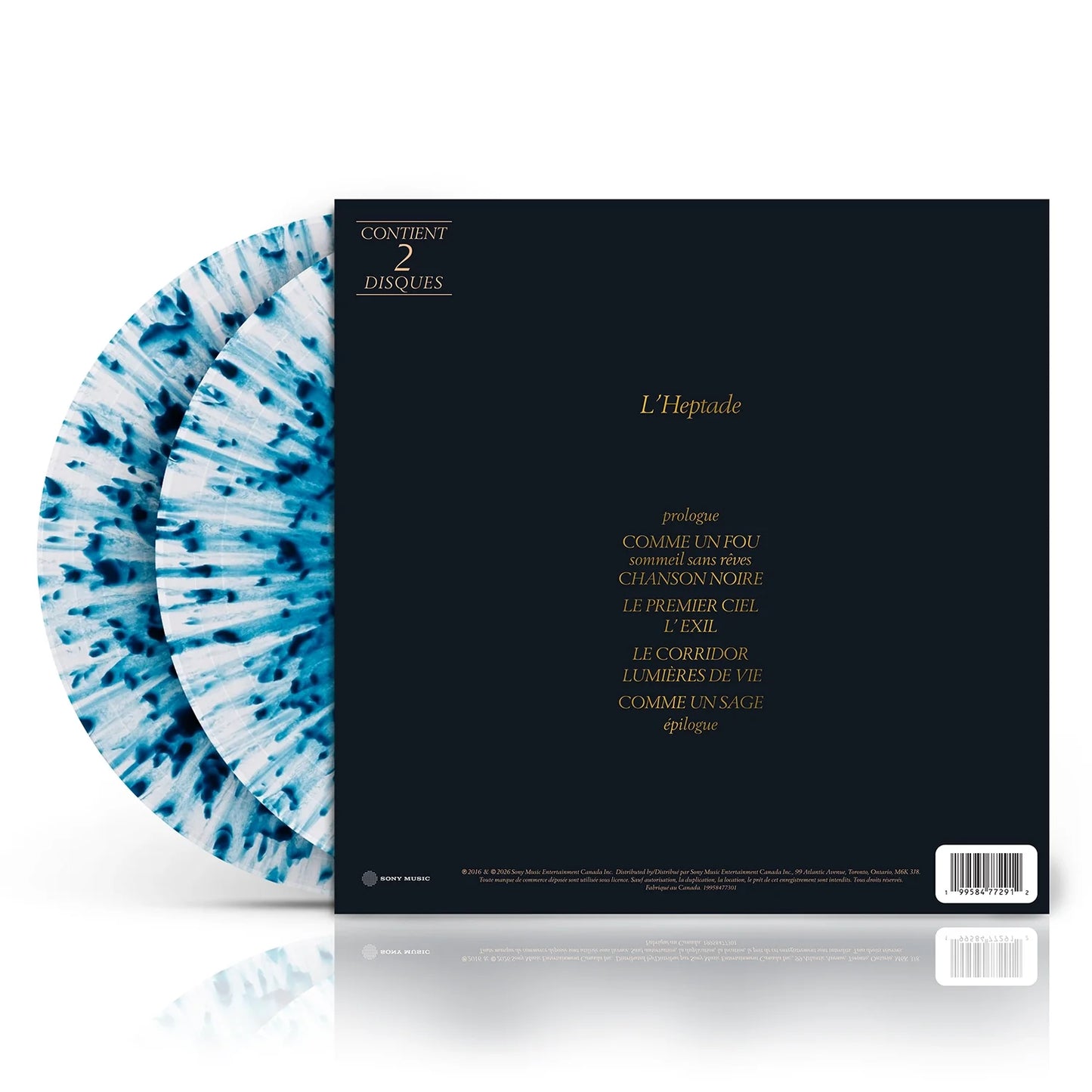 Harmonium - L’Heptade (Édition limitée bleu éclaboussé) (Disque vinyle)