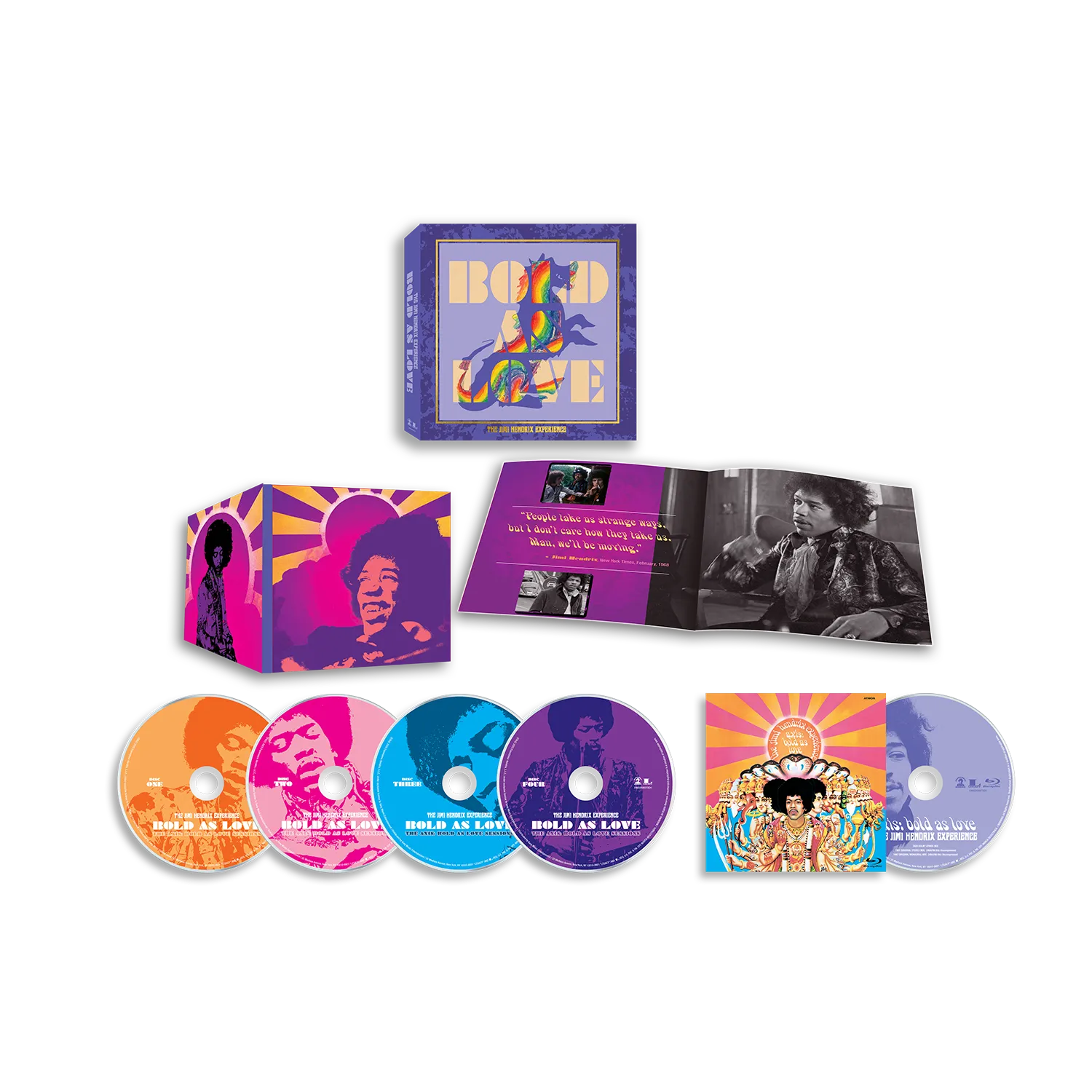 Jimi Hendrix - Axis: Bold As Love (CD + Blu-ray Boxset) – Sony Jimi Hendrix - Axis: Bold As Love (CD + Blu-ray Boxset) – Sony