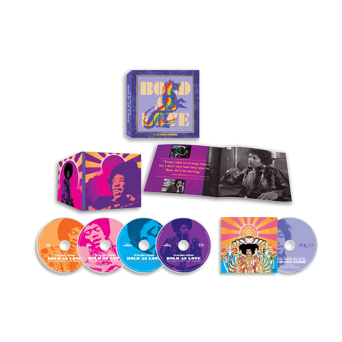 Jimi Hendrix - Axis: Bold As Love (Coffret CD + Blu-ray)