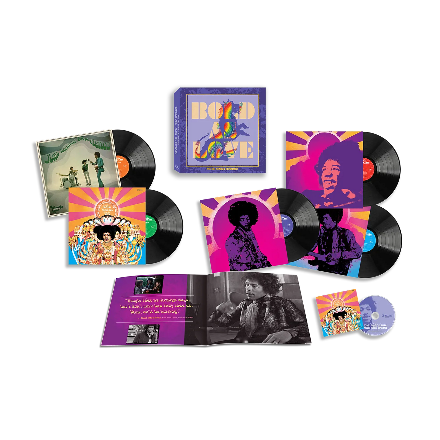 Jimi Hendrix - Axis: Bold As Love (Coffret Vinyle + Blu-ray)