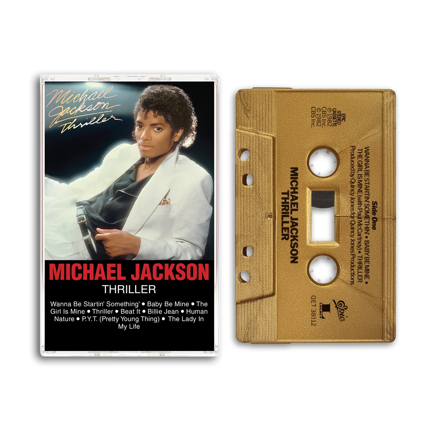 Michael Jackson - Thriller (Gold Metallic Cassette)
