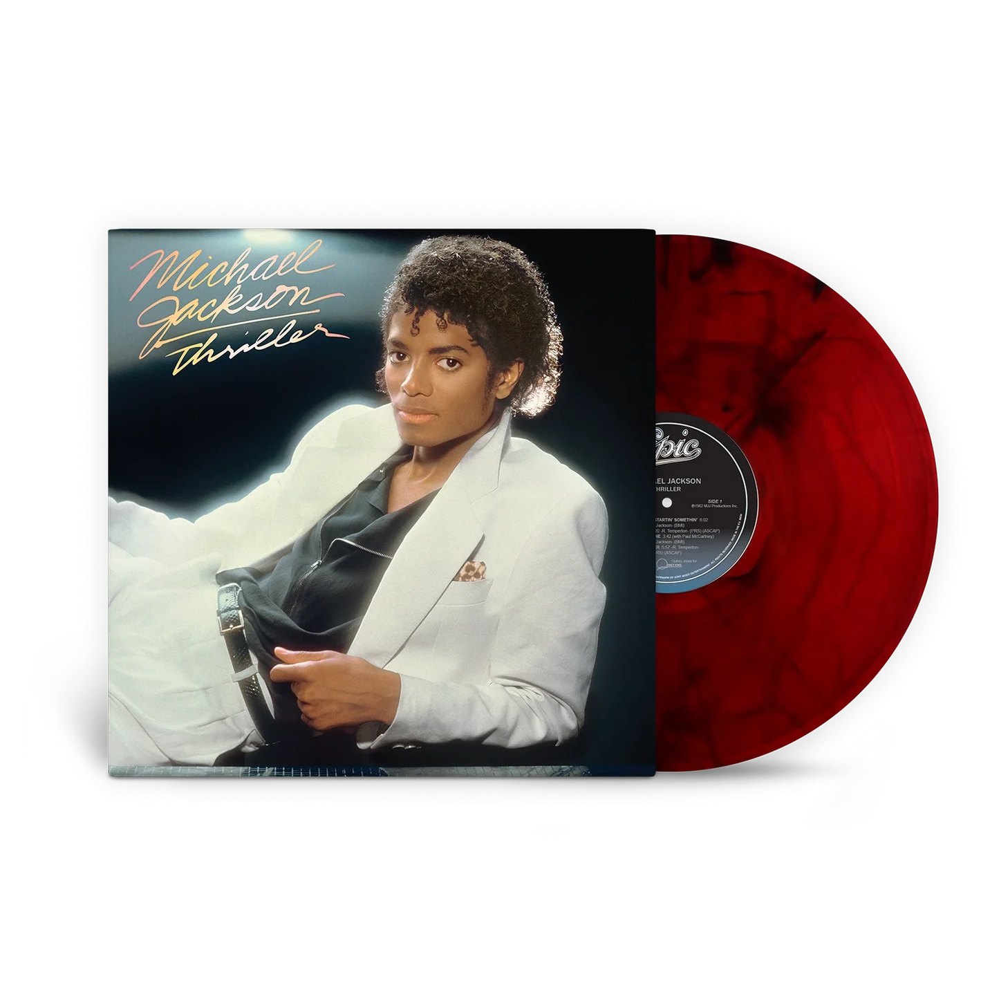 Michael Jackson - Thriller (Limited Edition Red & Black Marble Vinyl)