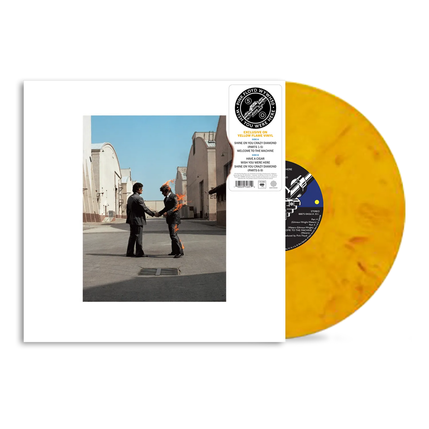 Pink Floyd - Wish You Were Here (50th anniversary) (Yellow Flame Vinyl)