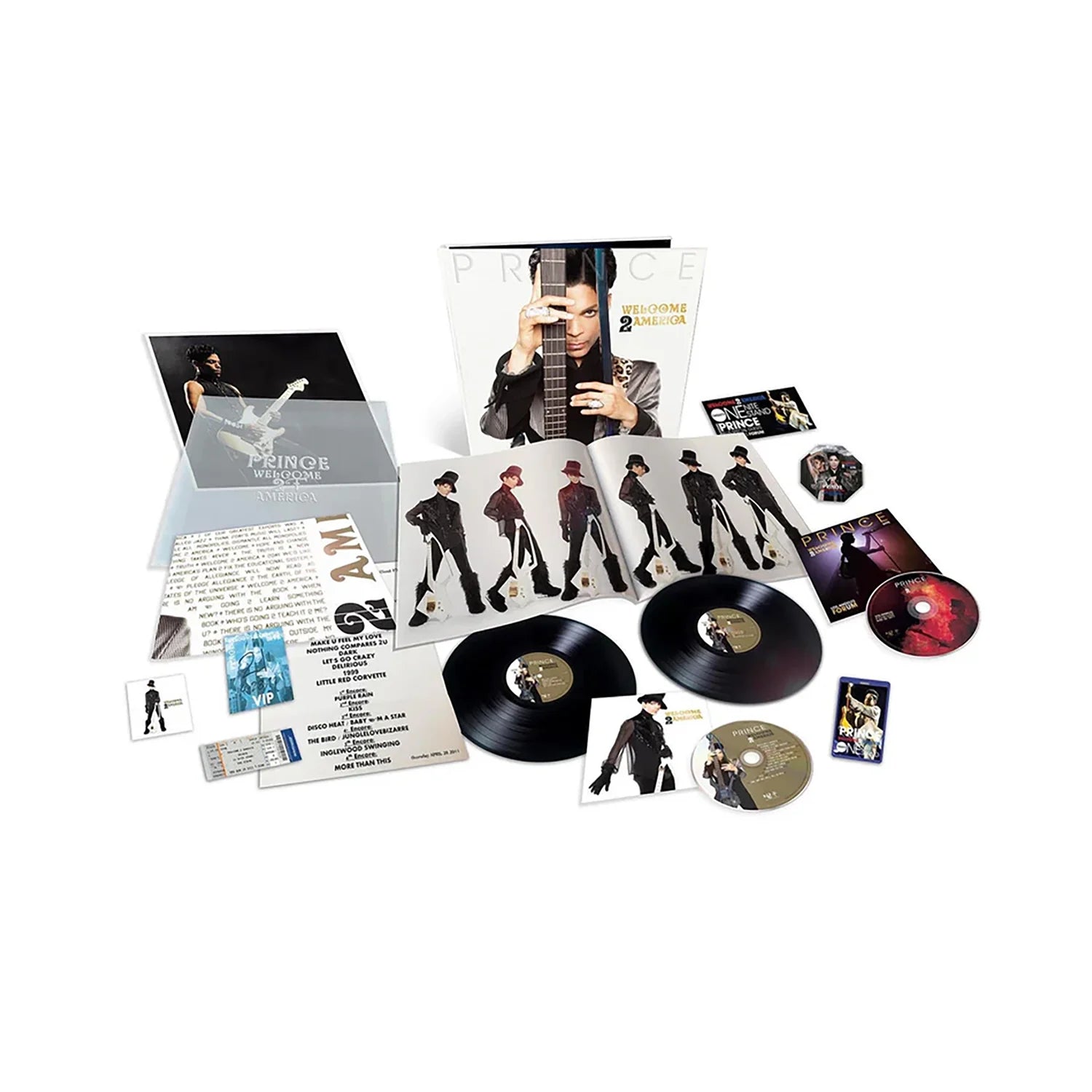 Prince - Welcome 2 America (Vinyl + CD + Bluray Boxset) – Sony