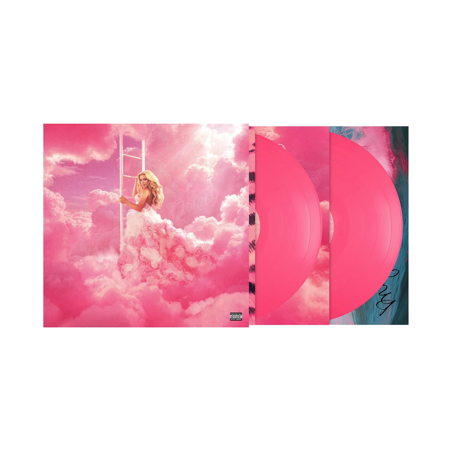 Megan Moroney - Cloud 9 (avec affiche autographiée) (Vinyle rose signature)