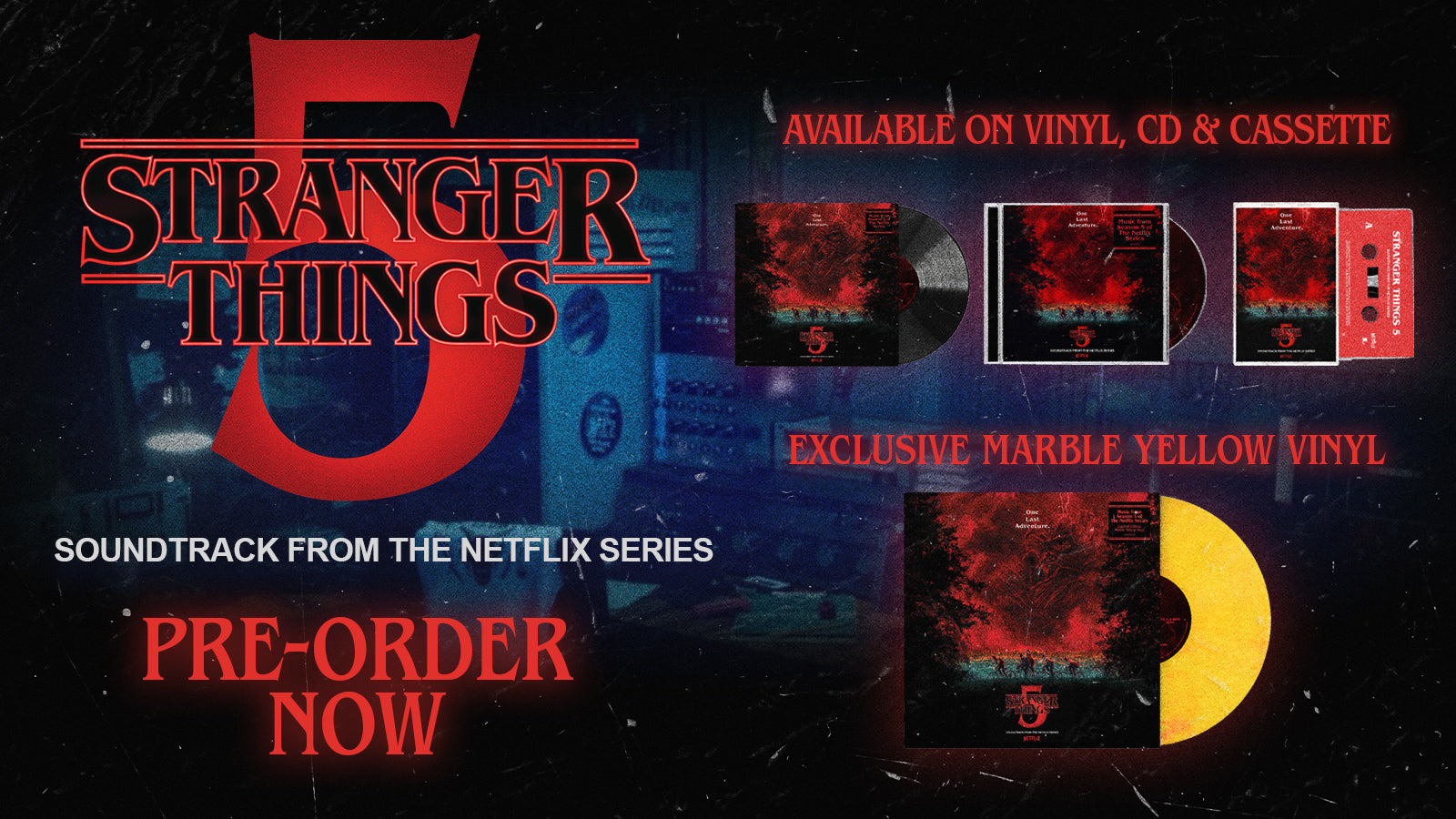 Stranger Things 5 - Soundtrack from the Netflix Series - Pre-order Now