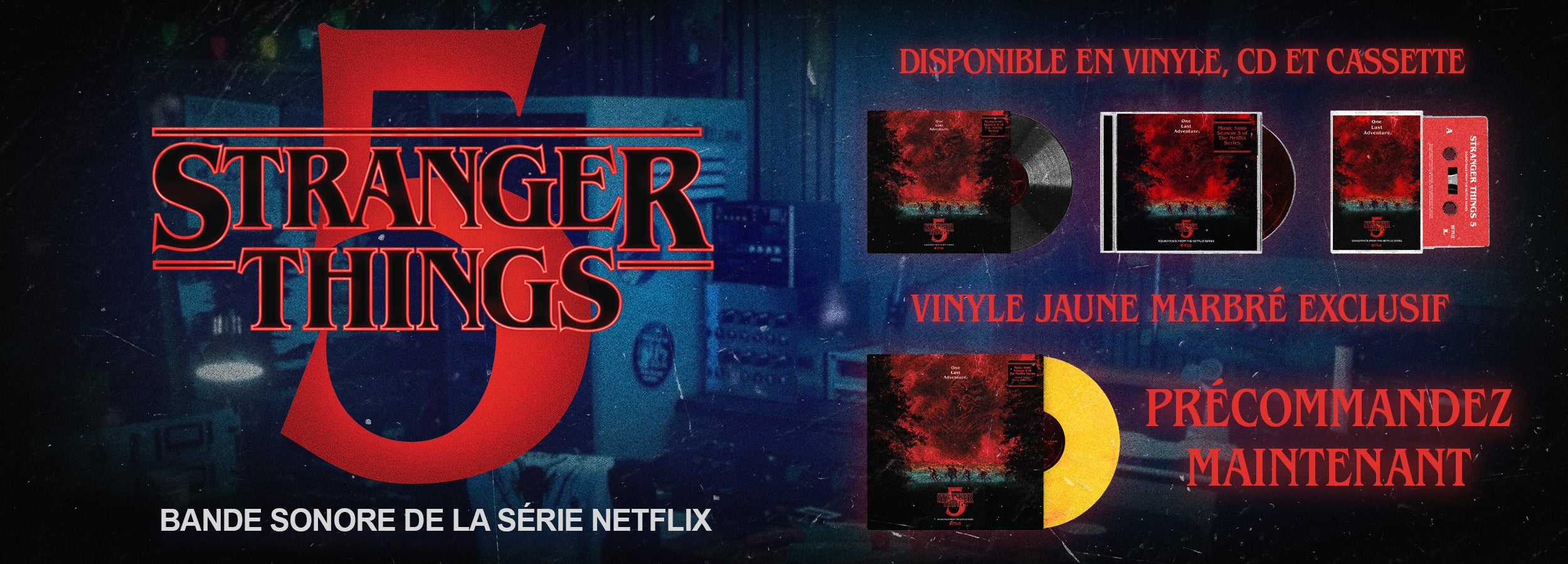 Stranger Things 5 - Bande sonore de la série Netflix - Précommandez maintenant