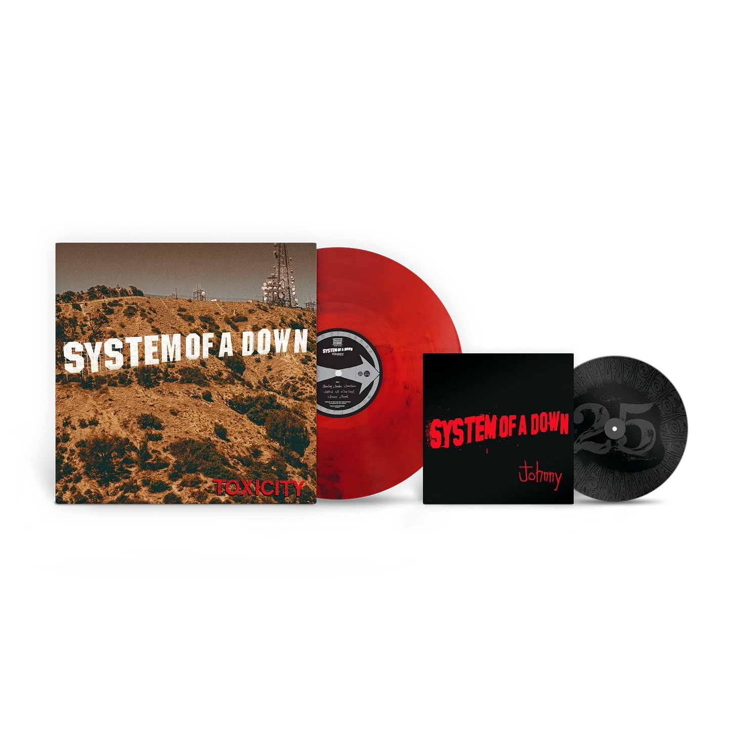 System of a Down - Toxicity (25th Anniversary) (Red Smoke Vinyl + 7")