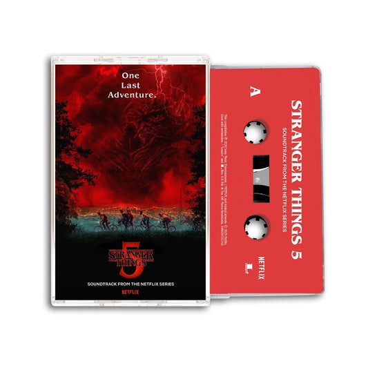 Various - Stranger Things 5 (Soundtrack From The Netflix Series) (Red Solid Shell/White Ink Cassette)