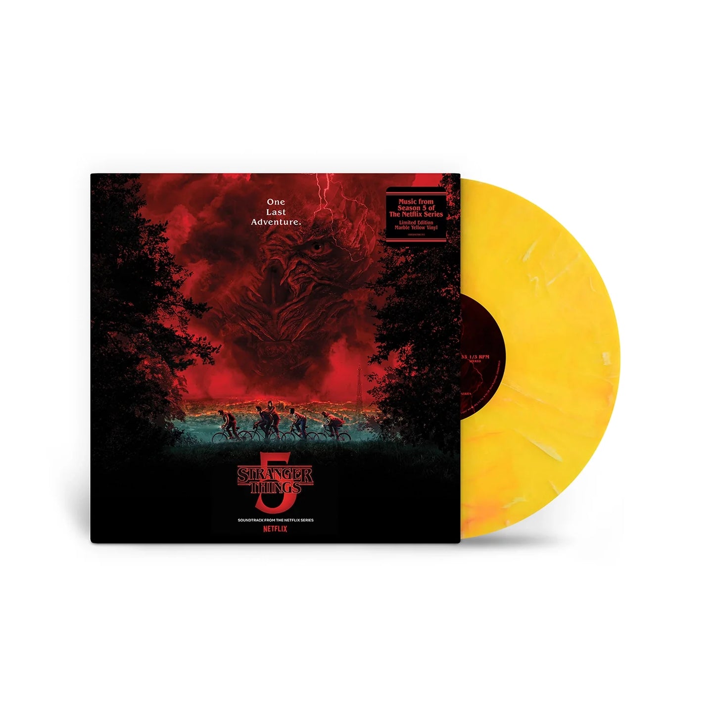 Various - Stranger Things 5 (Soundtrack From The Netflix Series) (Vinyle jaune translucide marbré)