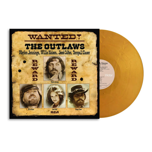 Waylon Jennings, Willie Nelson, Jessi Colter, Tompall Glaser - Wanted! The Outlaws (Gold Coloured Vinyl) (50th Anniversary)