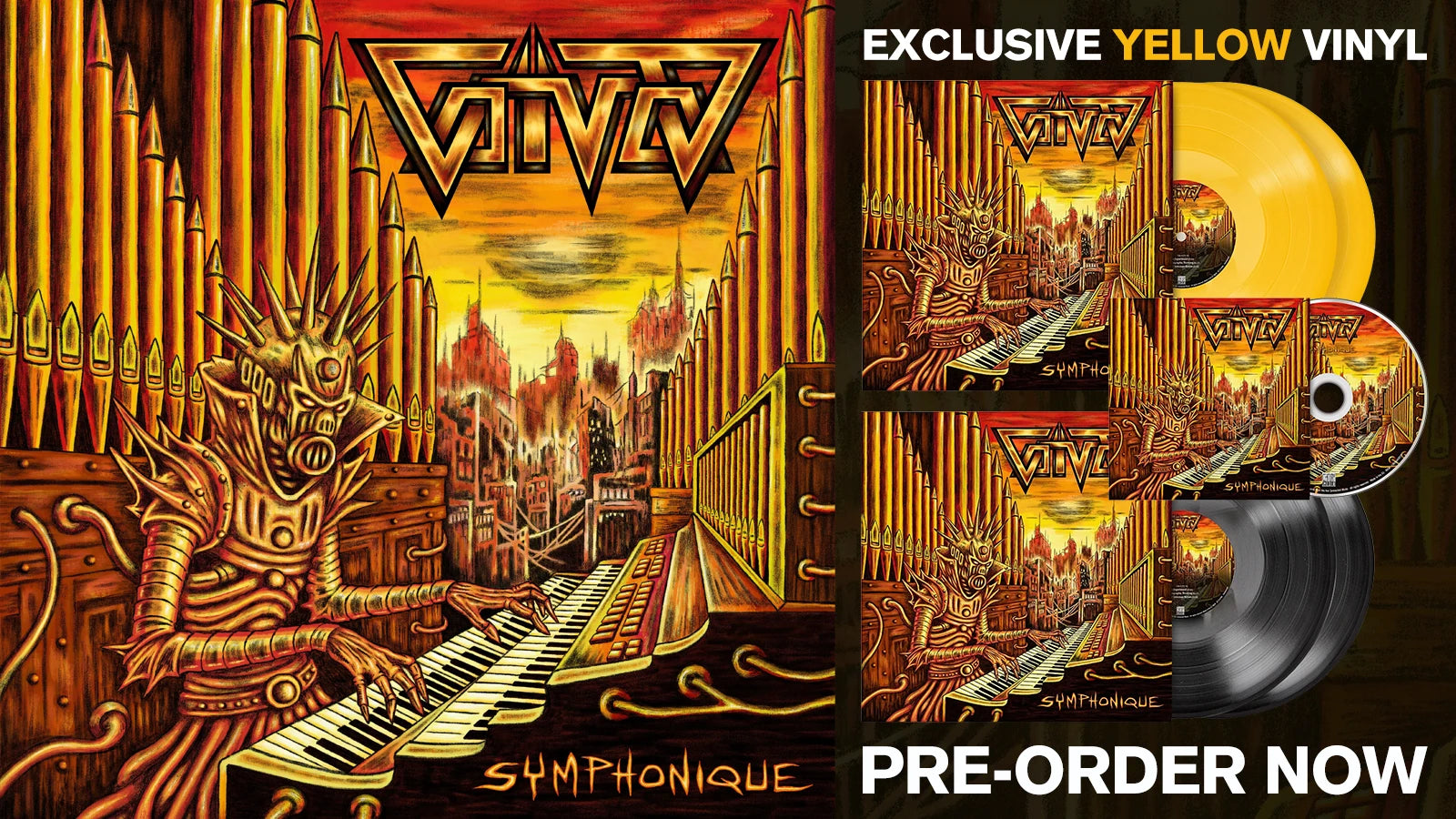 Voivod - Symphonique - Exclusive Yellow Vinyl - Pre-order Now