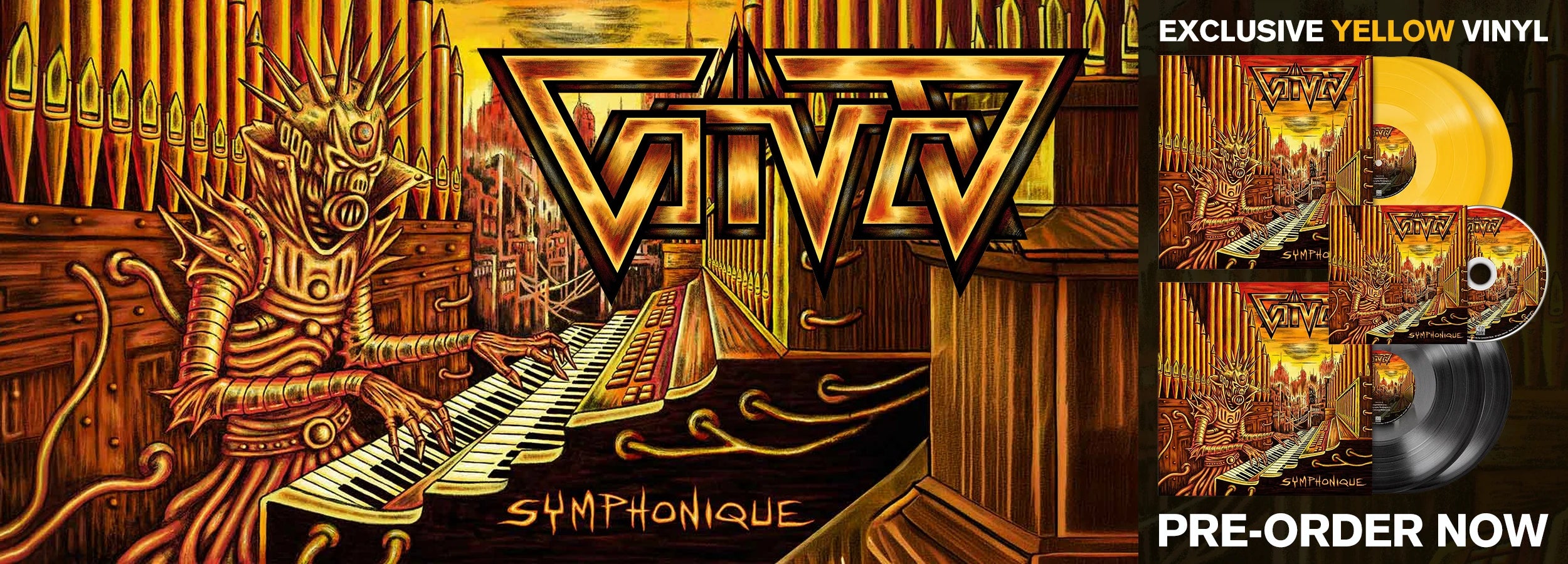Voivod - Symphonique - Exclusive Yellow Vinyl - Pre-order Now