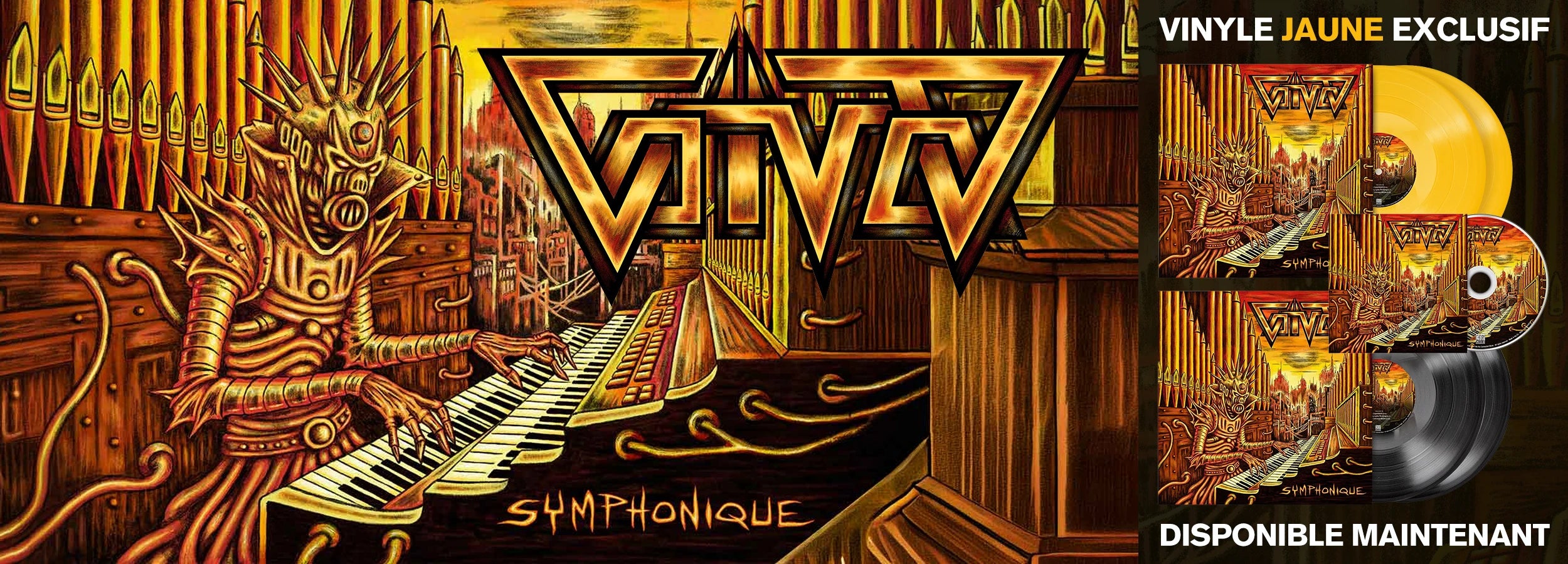 Voivod - Symphonique - Vinyle jaune exclusif - Disponible maintenant